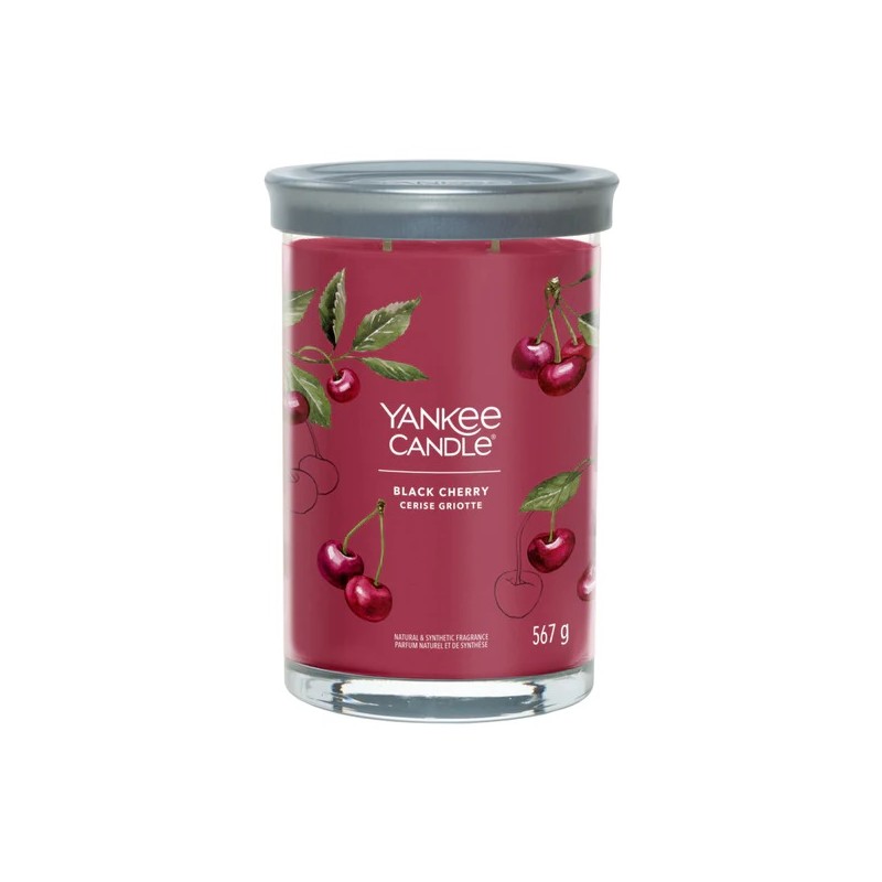 Candele profumate Candela a 2 stoppini Black Cherry Yankee Candle 567g