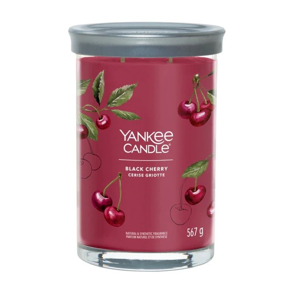 Candele profumate Candela a 2 stoppini Black Cherry Yankee Candle 567g