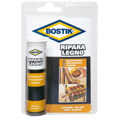 Siliconi Bostik ripara legno stucco epossidico bicompenente 56 gr d2443