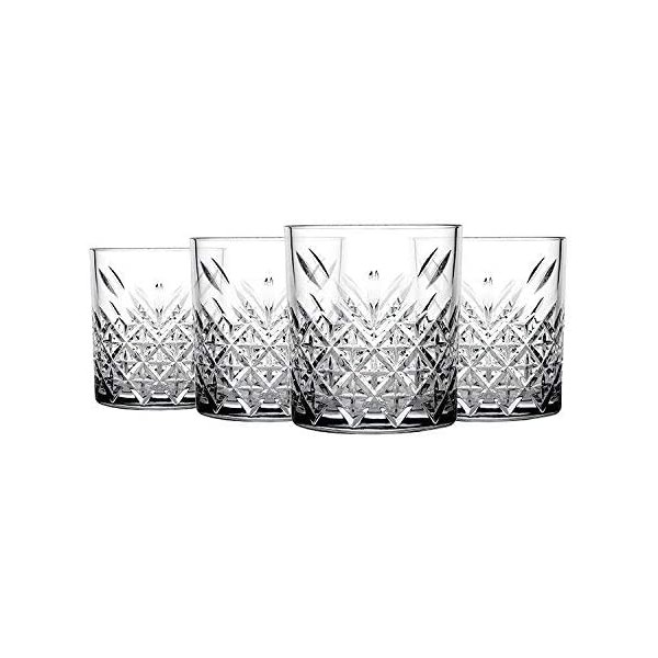 Set 4 bicchieri in vetro Cl...