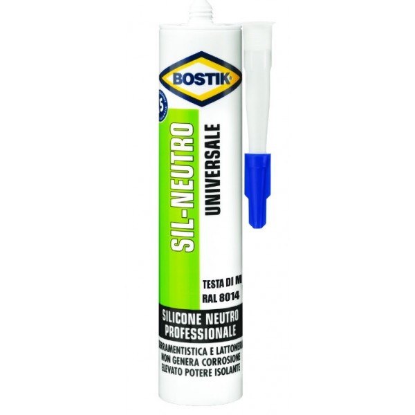 Colle Bostik silicone neutro universale 300 ml d2663