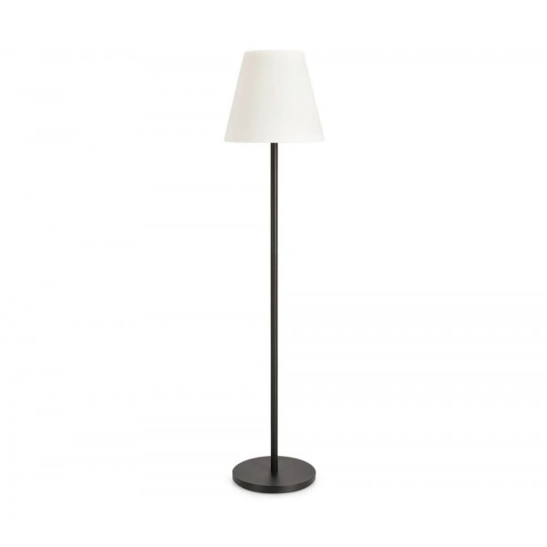 Illuminazione Lampada led bluetooth con speaker 7 colori Piantana Nero Bizzotto