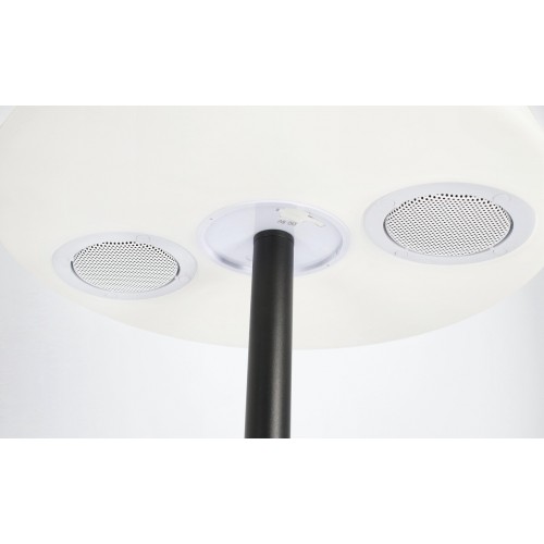 Illuminazione Lampada led bluetooth con speaker 7 colori Piantana Nero Bizzotto