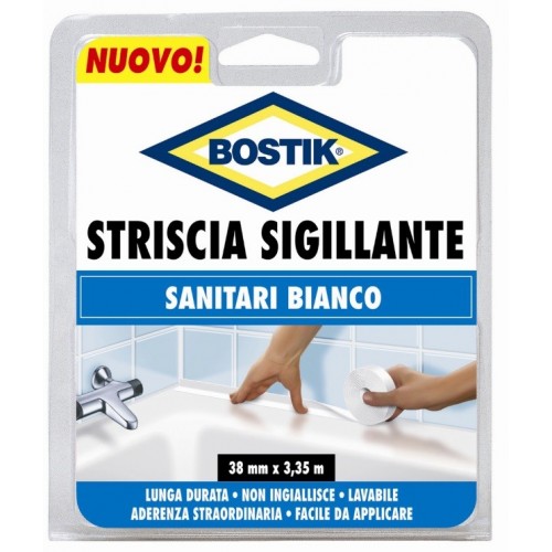 Colle Bostik striscia sigillante autodesiva per giunti 38 mm x 3.35 m d1808