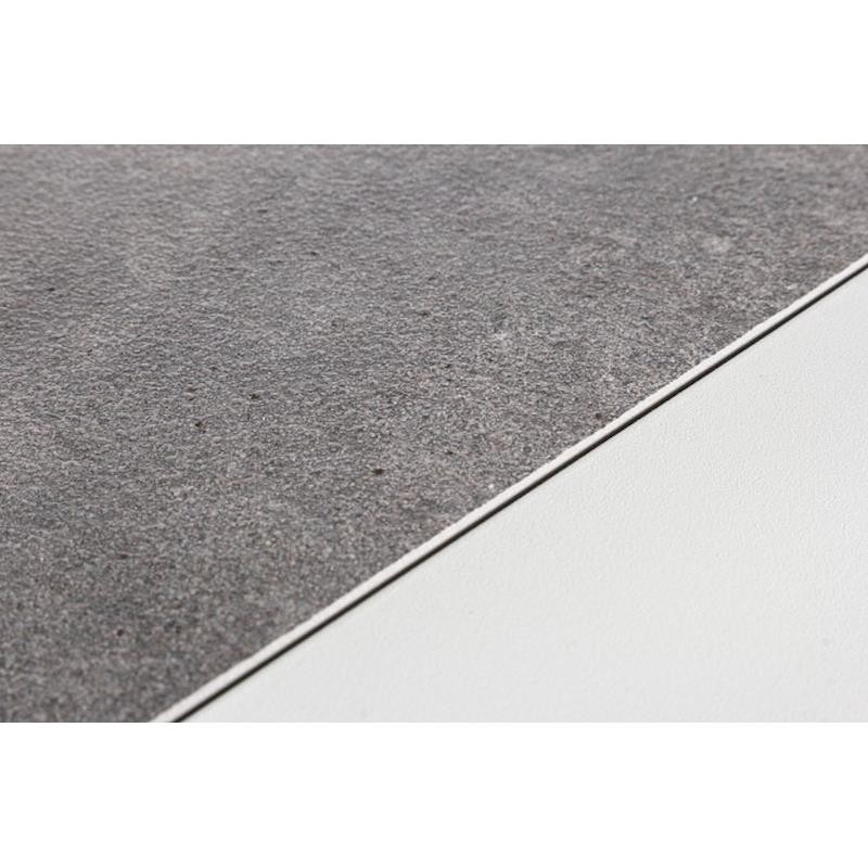 Tavoli da esterno Tavolino kledi in alluminio piano in ceramica 120x70 cm bianco Lunar Tavoli da esterno Tavolino kledi in alluminio piano in ceramica 120x70 cm bianco Lunar