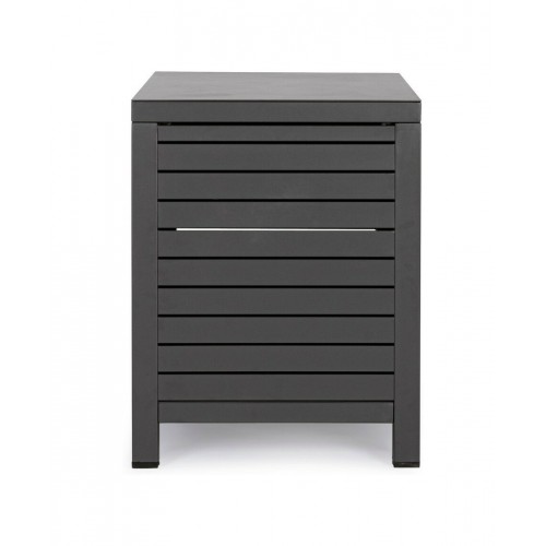 Armadi da esterno Mobile Outdoor 2 ante in alluminio Antracite 90x55x70h cm Atlantic