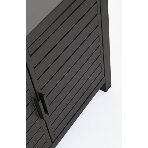 Armadi da esterno Mobile Outdoor 2 ante in alluminio Antracite 90x55x70h cm Atlantic