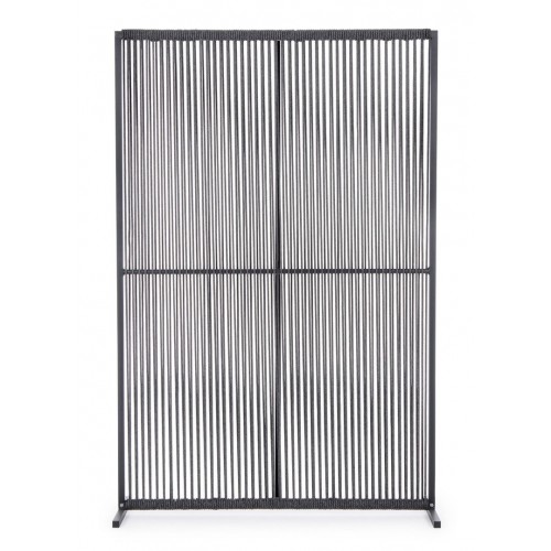 Accessori per esterni Paravento paxson 120x180cm intreccio in corda olefin antracite