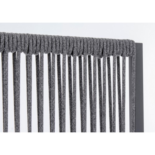 Accessori per esterni Paravento paxson 120x180cm intreccio in corda olefin antracite