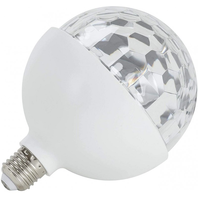 Luci natalizie Briloner - lampadina disco light multicolor girevole led e27 3w rgb  12d