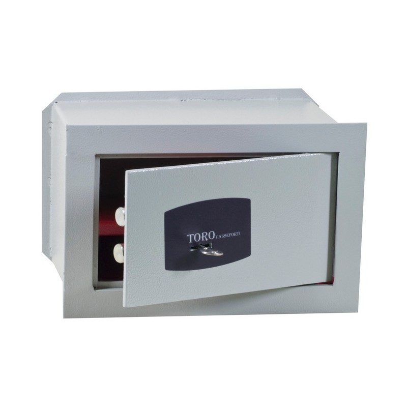 Serrature Cassaforte a muro blindata toro in acciaio 6 mm con serratura cm 32x20x20h hotel Serrature Cassaforte a muro blindata toro in acciaio 6 mm con serratura cm 32x20x20h hotel