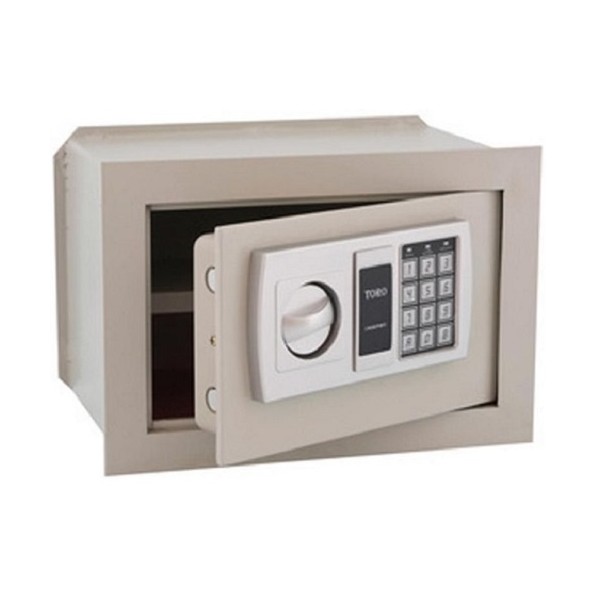 Serrature Cassaforte a muro digitale blindata toro acciaio 6 mm con serratura cm 32x20x22h