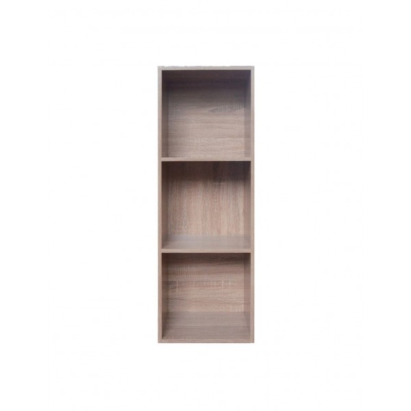 Complementi d'arredo Mobile Libreria Modello Cubo 3 Rovere Cm 31x30x91h