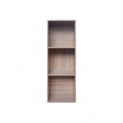 Complementi d'arredo Mobile Libreria Modello Cubo 3 Rovere Cm 31x30x91h
