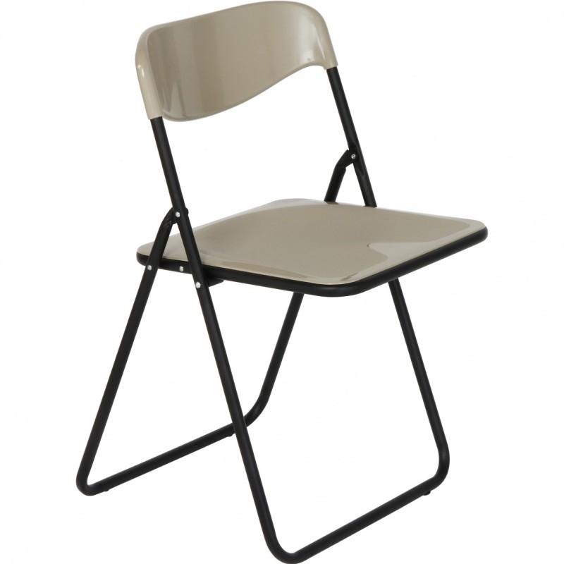 Sedie Sedia Pieghevole In Acciaio Tortora