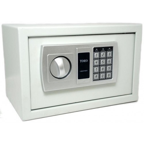 Casseforti a muro Cassaforte elettronica a muro blindata toro hotel 36x20x24h cm in acciaio 5 mm