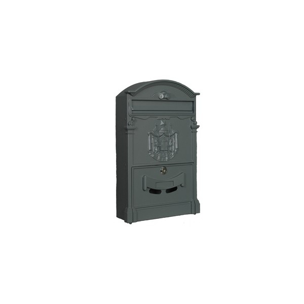 Serrature Cassetta allumuminio 260x90x410 mm regia posta grigio ghisa bricolage fai da te