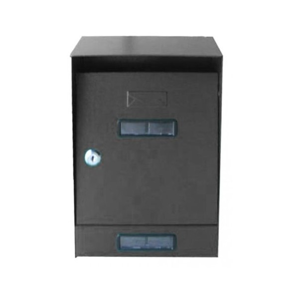 Utensili manuali Cassetta postale casellario in lamiera verniciata grigio buca interno esterno