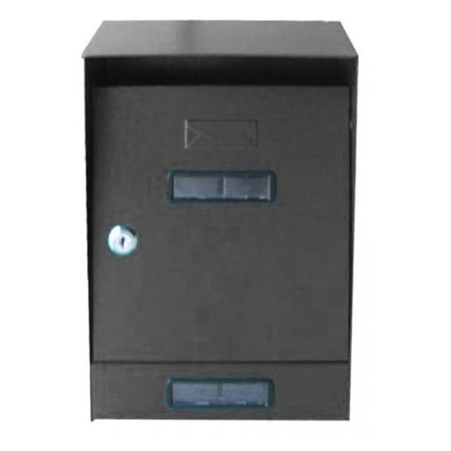 Utensili manuali Cassetta postale casellario in lamiera verniciata grigio buca interno esterno