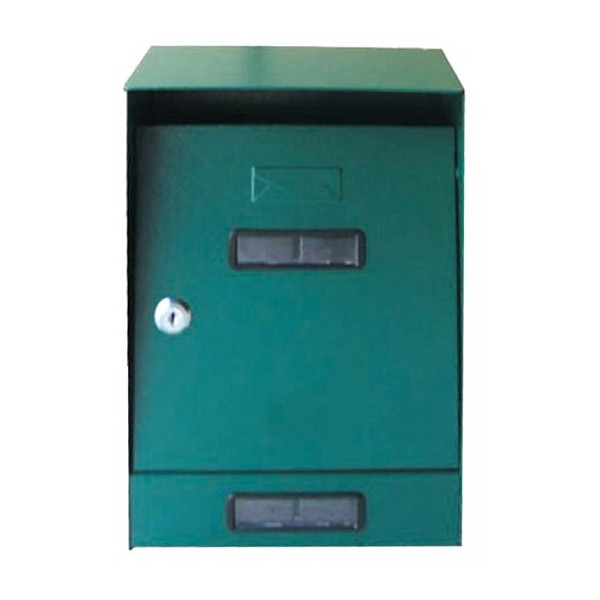 Utensili manuali Cassetta postale casellario in lamiera verniciata verde buca interno esterno