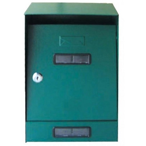 Utensili manuali Cassetta postale casellario in lamiera verniciata verde buca interno esterno