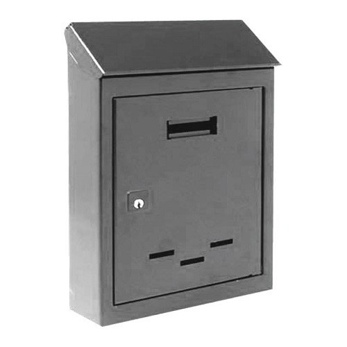 Utensili manuali Cassetta postale casellario portalettere 2500c lamiera grigio interno esterno