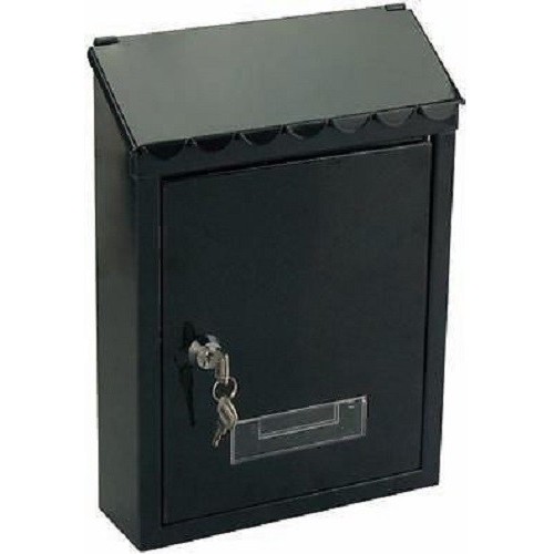 Utensili manuali Cassetta postale garden nero nera buca lettere portalettere per interno esterno