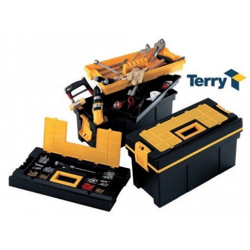 Utensili manuali Cassetta valigetta portautensili terry pro-tool 22/1 cm 57x27x29 per attrezzi