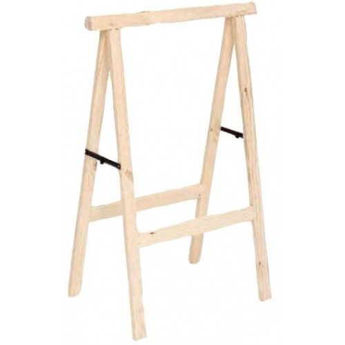 Scaffali Cavalletto in legno pieghevole 75x100h cm da lavoro di pino supporto per tavolo