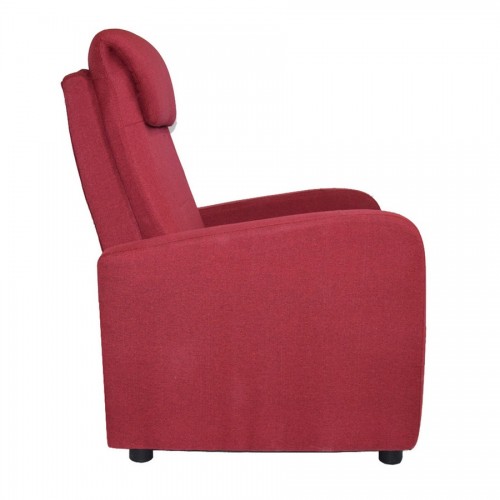 Poltrone Poltrona Reclinabile Manuale Marta Colore Rossa Dimensioni 77x93X103