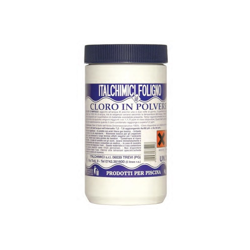 Pastiglie cloro piscine Cloro in polvere 25 kg x piscina piscine disinfettante antibatterico italchimici