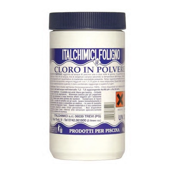 Pastiglie cloro piscine Cloro in polvere 25 kg x piscina piscine disinfettante antibatterico italchimici