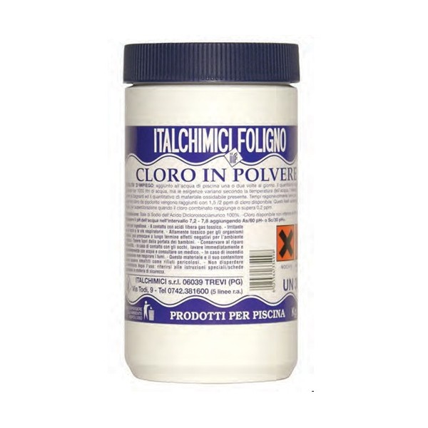 Pastiglie cloro piscine Cloro in polvere per piscina piscine 5 kg disinfettante italchimici 32987