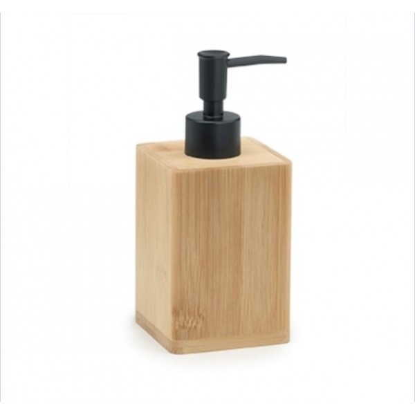 Dispenser sapone Dosa sapone Bonnie In Bamboo Naturale/Nero