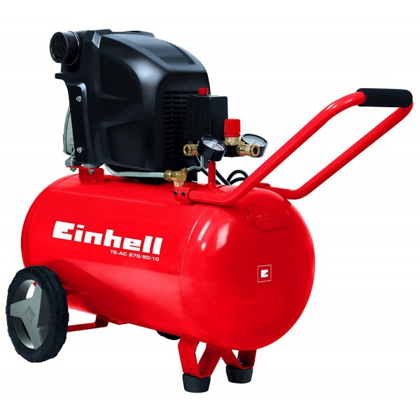 Elettroutensili Compressore lubrificato te-ac 270/50/10 1.8 kw, 50 l einhell italia 4010440