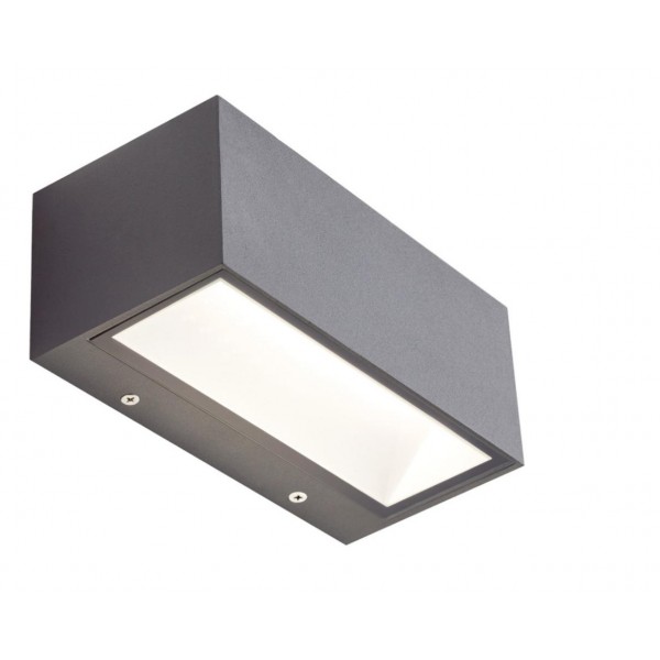 Applique Box Applique Media 12w Led 4000k Grafite