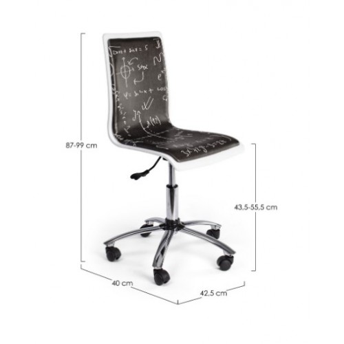 Sedie poltrone da ufficio Sedia Ufficio Young Smoke