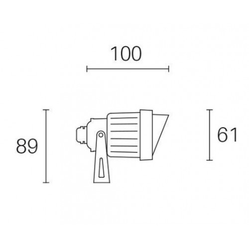 Illuminazione Faretto Linea Fox 6W Led 4000K
