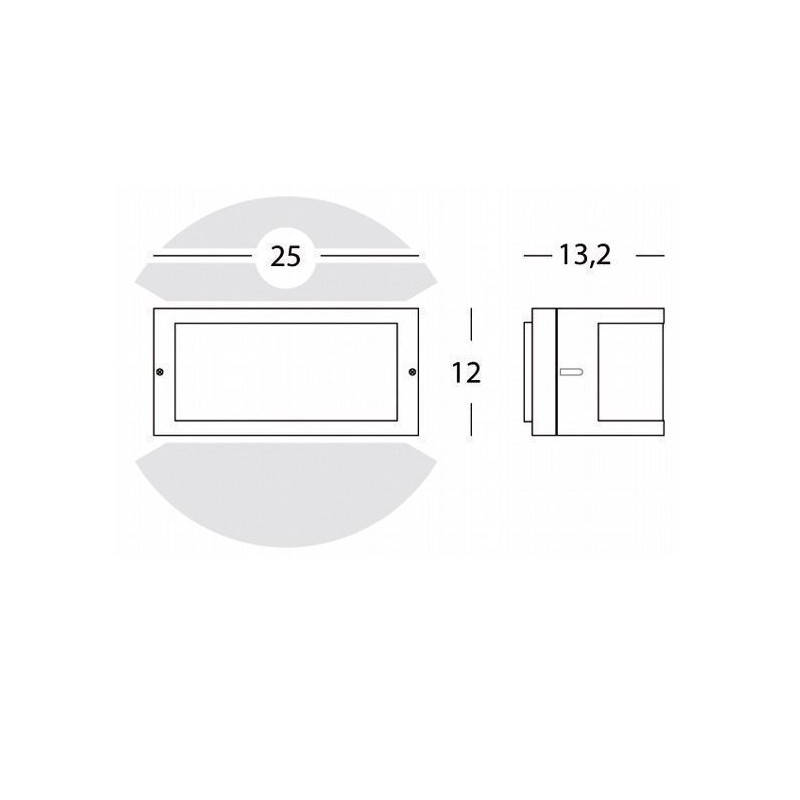 Applique Applique Linea Umbe Aperta E27 Alluminio Applique Applique Linea Umbe Aperta E27 Alluminio