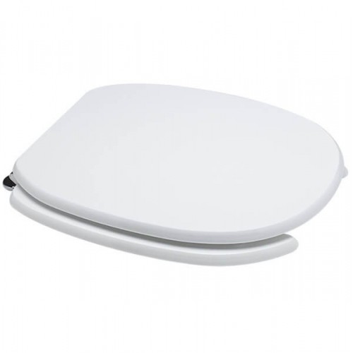 Copriwater Copriwater per disabili Laccato in Mdf Antibatterico 37.3 x 6 x 46 cm Bianco