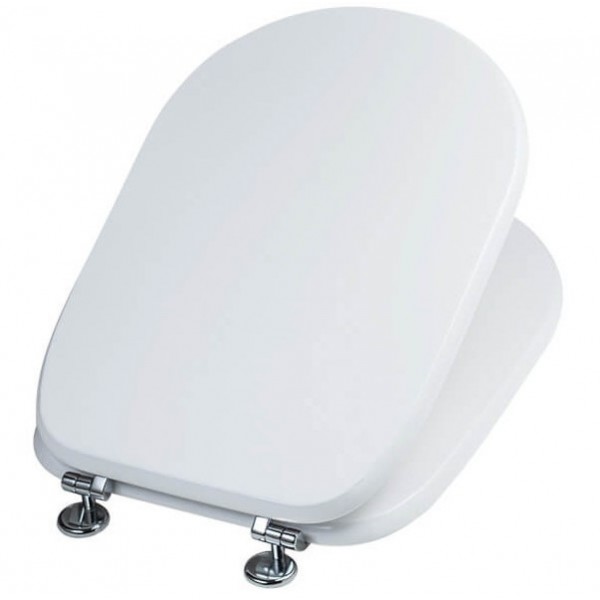 Copriwater Copriwater in Mdf Modello Sintesi 35 x 6 x 46 cm Bianco