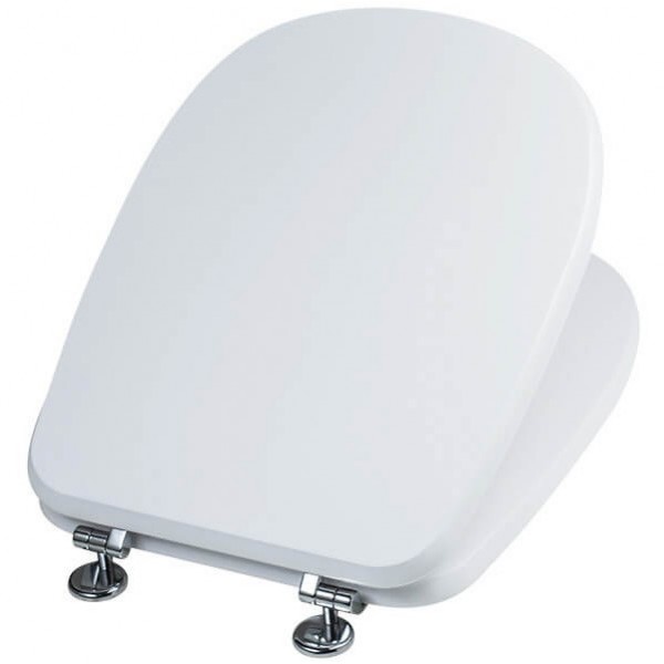 Copriwater Copriwater Laccato in Mdf modello Tesi 37 x 6 x 44 cm Bianco