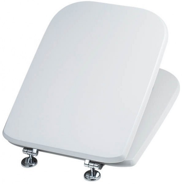 Copriwater Copriwater Laccato in Mdf  modello Conca 35 x 6 x 45.5 cm Bianco