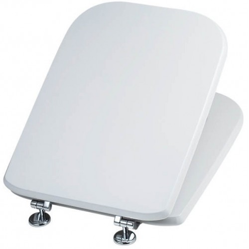 Copriwater Copriwater Laccato in Mdf  modello Conca 35 x 6 x 45.5 cm Bianco