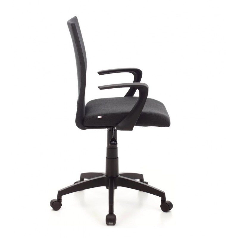 Sedie poltrone da ufficio Poltrona da ufficio Operativa 58 cm x 58 cm x H 93cm (99 cm) in Tessuto Milano Nera Sedie poltrone da ufficio Poltrona da ufficio Operativa 58 cm x 58 cm x H 93cm (99 cm) in Tessuto Milano Nera