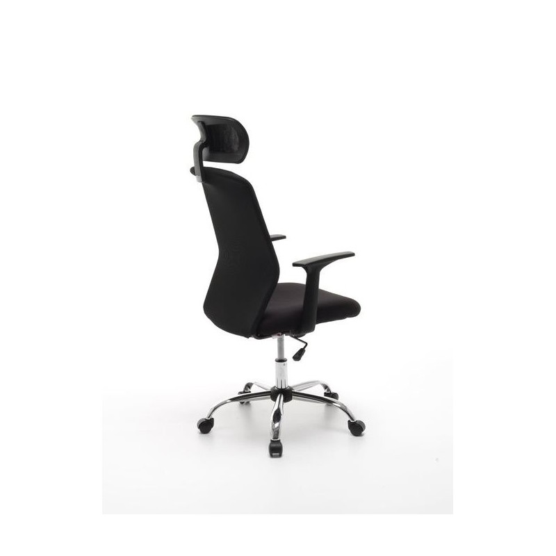 Sedie poltrone da ufficio Poltrona da Ufficio Direzionale 49.5 cm x 64 cm x H 116 cm (123.5 cm) Kart in tessuto Nero Sedie poltrone da ufficio Poltrona da Ufficio Direzionale 49.5 cm x 64 cm x H 116 cm (123.5 cm) Kart in tessuto Nero