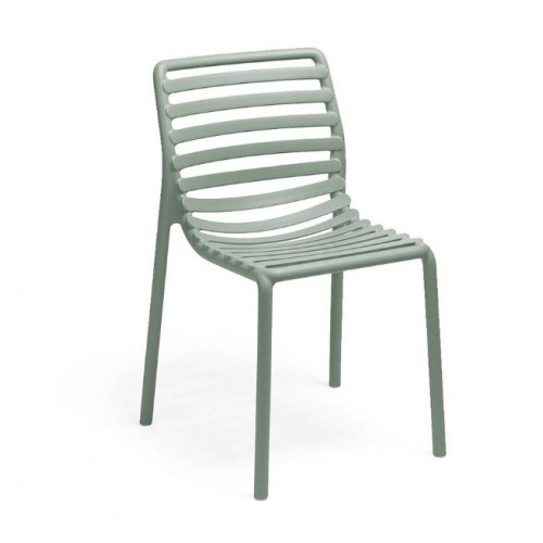 Sedie da esterno Sedia da Giardino  53 cm x 55 cm x H 82.5 cm Modello Doga Bistrot Menta