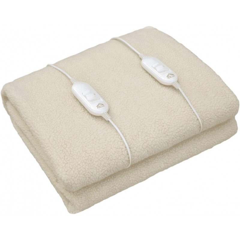 Stufe elettriche Dcg scaldaletto matrimoniale lana sintetica se3154 120w beige Stufe elettriche Dcg scaldaletto matrimoniale lana sintetica se3154 120w beige