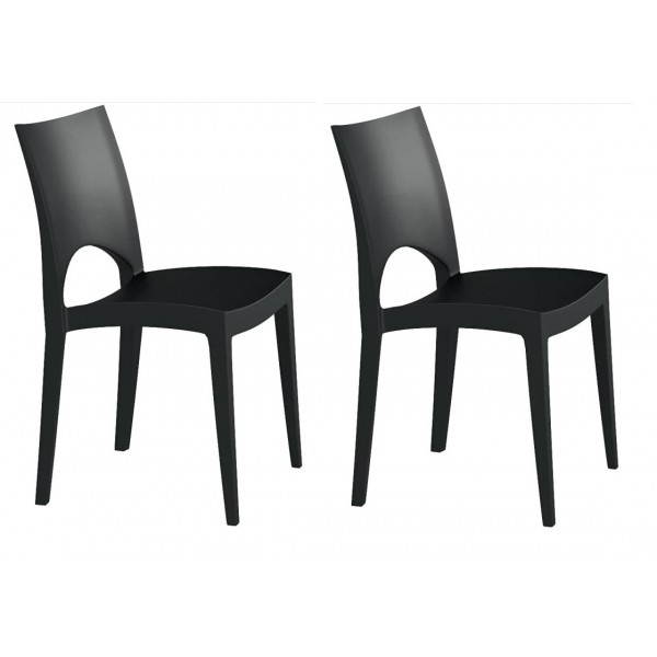 GLOUPIE Set 2 Sedie Utah In...