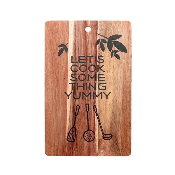 Taglieri Tagliere Rettangolare Linea Kiko 35 x 22 cm, Arcadia  In Legno